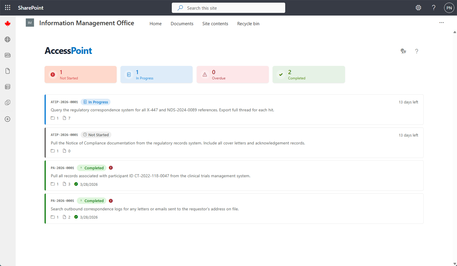 Tasks Dashboard